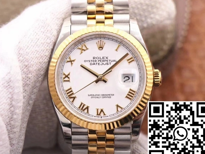 Factory Dial EW Rolex M126233-0029 Tailored White 667 Datejust 0728